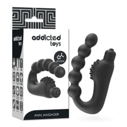 ADDICTED TOYS - ANAL MASSAGER PROSTATIC WITH VIBRATION 2